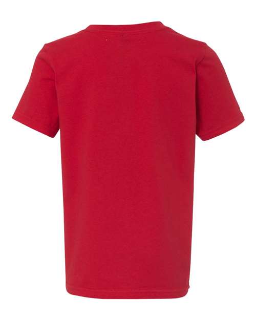 Next Level 3310 Youth Boys Cotton Crew #color_RED