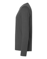 Next Level N3601 Men's Cotton Long-Sleeve Crew #color_HEAVY METAL