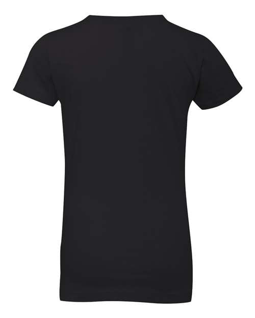 Next Level N3710 Youth Girls Princess T-Shirt #color_BLACK