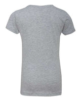 Next Level N3710 Youth Girls Princess T-Shirt #color_HEATHER GRAY