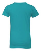 Next Level N3710 Youth Girls Princess T-Shirt #color_TAHITI BLUE