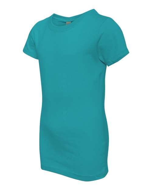 Next Level N3710 Youth Girls Princess T-Shirt #color_TAHITI BLUE