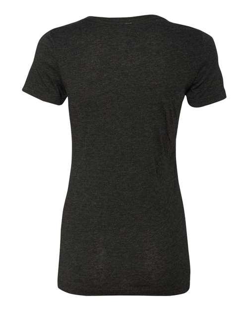 Next Level 6710 Ladies' Triblend Crew #color_VINTAGE BLACK
