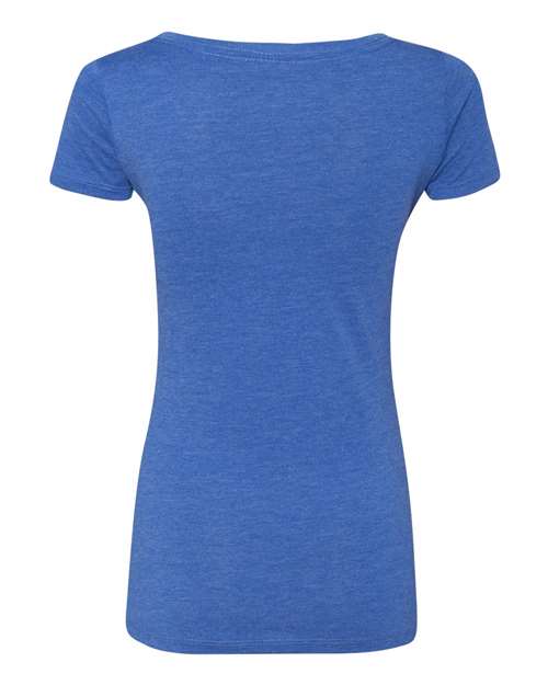 Next Level 6730 Ladies' Triblend Scoop #color_VINTAGE ROYAL