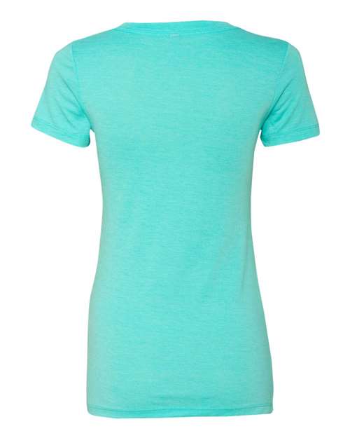 Next Level 6740 Ladies' Triblend Deep V #color_TAHITI BLUE