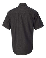 Sierra Pacific 0211 Denim Short Sleeve Shirt #color_Black Denim