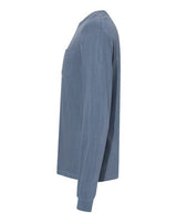 Comfort Colors C4410 Adult Heavyweight RSLong-Sleeve Pocket T-Shirt #color_BLUE JEAN