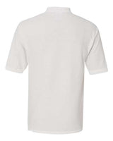 Jerzees 537MSR Adult Easy Care Polo #color_WHITE