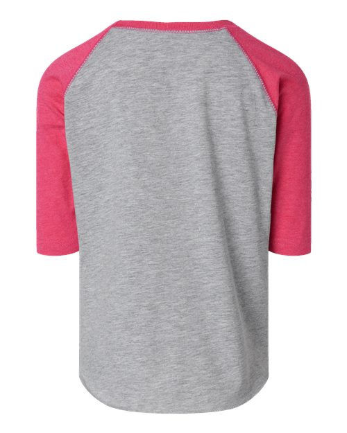 Rabbit Skins RS3330 Toddler Baseball T-Shirt #color_VN HT/ VN HT PNK