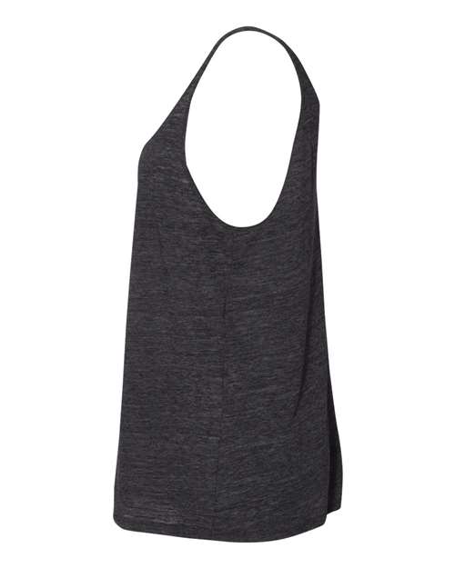 Bella + Canvas 8838 Ladies' Slouchy Tank #color_CHRCL BLK SLUB