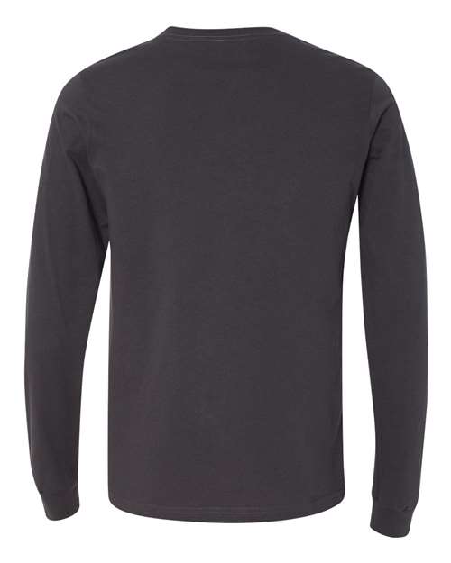 Bella + Canvas 3501 Unisex Jersey Long-Sleeve T-Shirt #color_DARK GREY