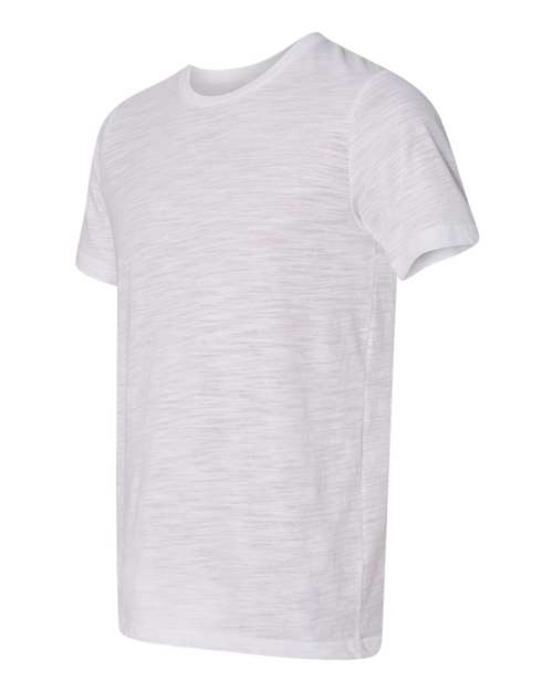 Bella + Canvas 3650 Unisex Poly-Cotton Short-Sleeve T-Shirt #color_WHITE SLUB