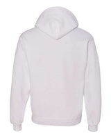 Jerzees 4999 Adult Super Sweats NuBlend Fleece Full-Zip Hooded Sweatshirt #color_WHITE