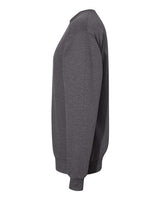 Hanes P1607 Unisex Ecosmart 50/50 Crewneck Sweatshirt #color_CHARCOAL HEATHER