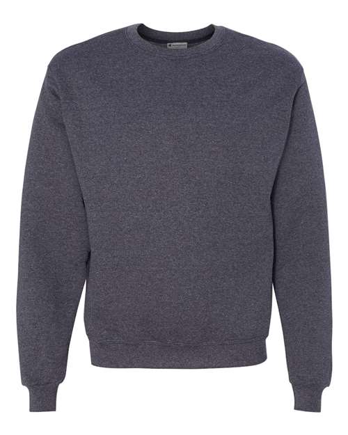 Champion S600 Adult Double Dry Eco Crew #color_NAVY HEATHER