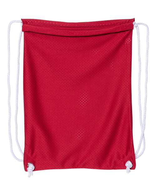 Liberty Bags 8895 Jersey Mesh Drawstring Backpack #color_RED