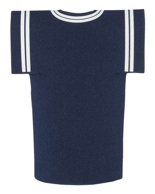 Liberty Bags FT008 Jersey Foam Bottle Holder #color_NAVY