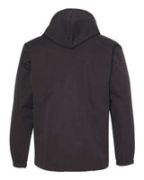 Independent Trading Co. EXP95NB Water-Resistant Hooded Windbreaker #color_Black