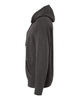Independent Trading Co. PRM33SBZ Special Blend Raglan Full-Zip Hooded Sweatshirt #color_Carbon