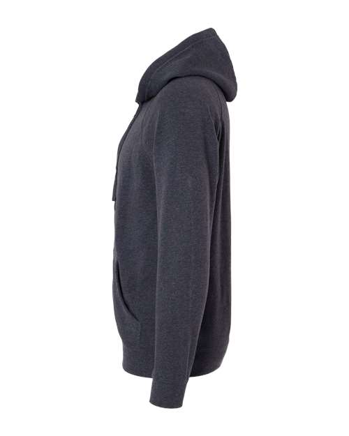 Independent Trading Co. PRM33SBZ Special Blend Raglan Full-Zip Hooded Sweatshirt #color_Midnight Navy