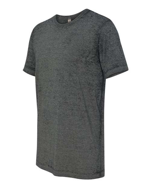 Bella + Canvas 3650 Unisex Poly-Cotton Short-Sleeve T-Shirt #color_BLK ACID WASH