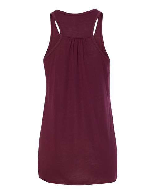 Bella + Canvas B8800 Ladies' Flowy Racerback Tank #color_MAROON