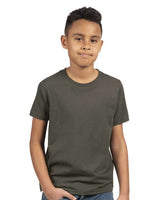 Next Level 3310 Youth Boys Cotton Crew #color_HEAVY METAL