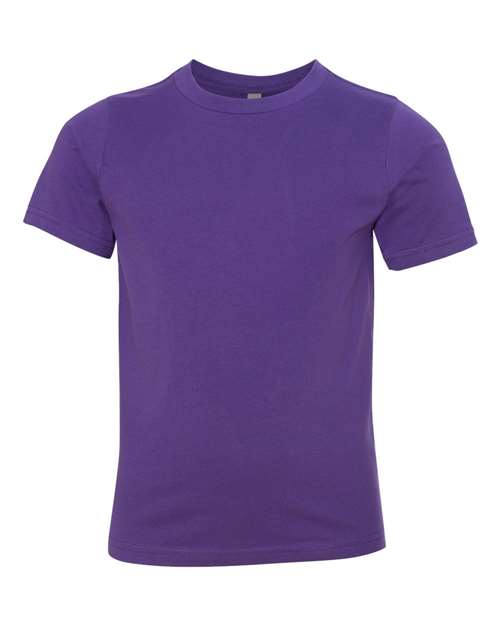 Next Level 3310 Youth Boys Cotton Crew #color_PURPLE RUSH