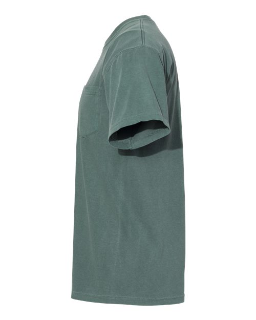 Comfort Colors 6030CC Adult Heavyweight Pocket T-Shirt #color_BLUE SPRUCE