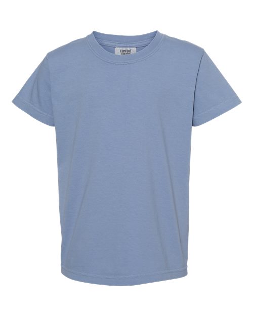 Comfort Colors C9018 Youth Midweight T-Shirt #color_WASHED DENIM