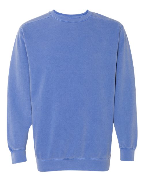 Comfort Colors 1566 Adult Crewneck Sweatshirt #color_FLO BLUE