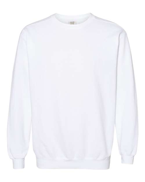 Comfort Colors 1566 Adult Crewneck Sweatshirt #color_WHITE