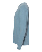 Comfort Colors C4410 Adult Heavyweight RSLong-Sleeve Pocket T-Shirt #color_ICE BLUE