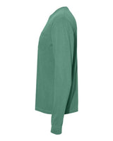 Comfort Colors C4410 Adult Heavyweight RSLong-Sleeve Pocket T-Shirt #color_LIGHT GREEN