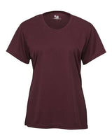 Badger 4160 Women’s B-Core T-Shirt #color_Maroon