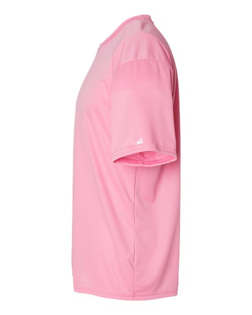 Badger 4120 B-Core Sport Shoulders T-Shirt #color_Pink