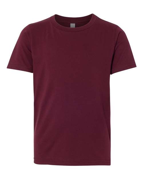 Next Level 3310 Youth Boys Cotton Crew #color_MAROON