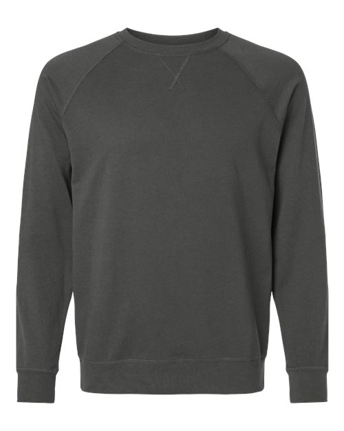 Next Level N9000 Unisex French Terry Raglan Crew #color_HEAVY METAL