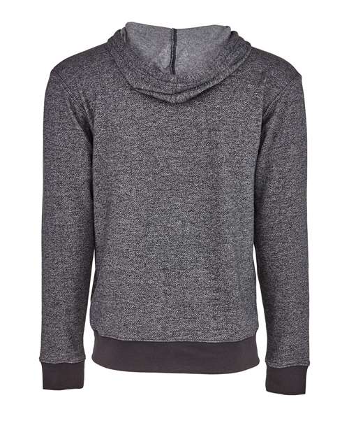 Next Level 9600 Adult Denim Fleece Full-Zip Hoodie #color_BLACK