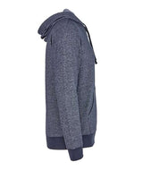 Next Level 9600 Adult Denim Fleece Full-Zip Hoodie #color_MIDNIGHT NAVY