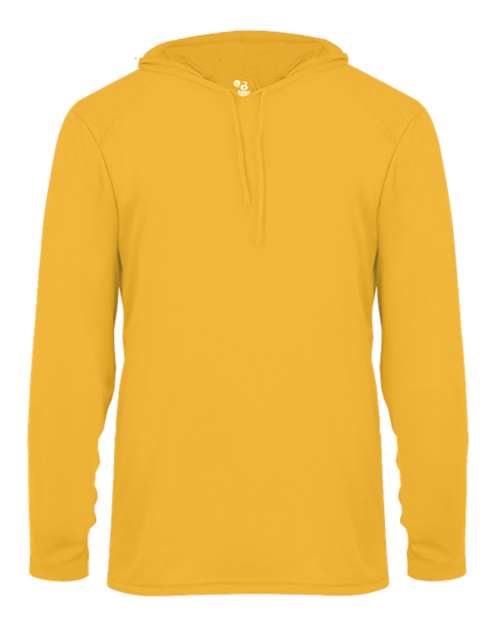 Badger 4105 B-Core Hooded Long Sleeve T-Shirt #color_Gold