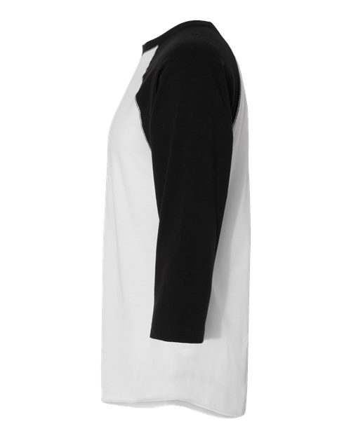 LAT 6930 Men's Baseball T-Shirt #color_WHITE/ BLACK