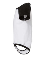 Rabbit Skins RS4430 Infant Baseball Bodysuit #color_WHITE/ BLACK