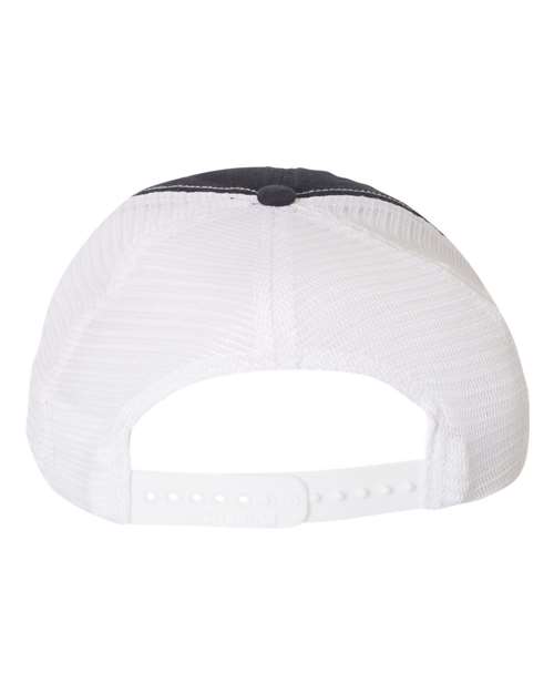 Richardson 111 Garment-Washed Trucker Cap #color_Navy/ White