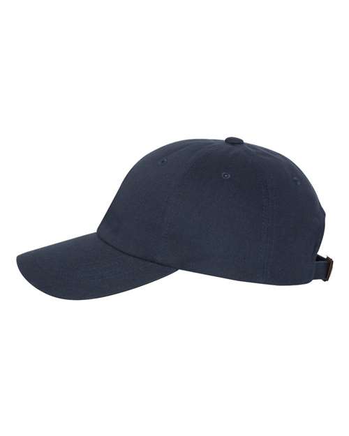 Yupoong 6245CM Adult Low-Profile Cotton Twill Dad Cap #color_NAVY