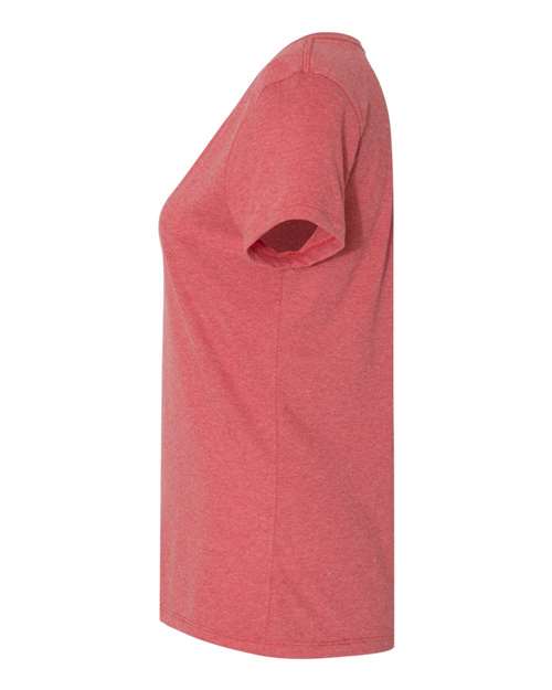 Hanes 42VT Ladies' X-Temp Triblend V-Neck T-Shirt #color_RED TRIBLEND