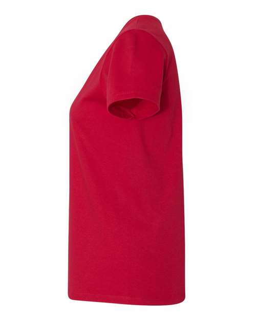 Hanes 5780 Ladies' V-Neck T-Shirt #color_DEEP RED