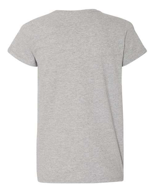 Hanes 5780 Ladies' V-Neck T-Shirt #color_LIGHT STEEL