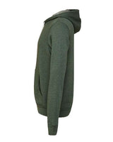 Bella + Canvas 3719 Unisex Sponge Fleece Pullover Hooded Sweatshirt #color_HEATHER FOREST