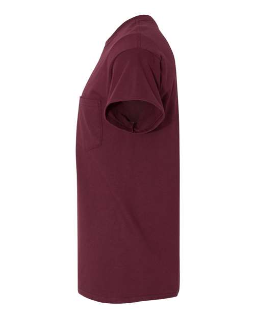 Gildan G530 Adult Heavy Cotton Pocket T-Shirt #color_MAROON